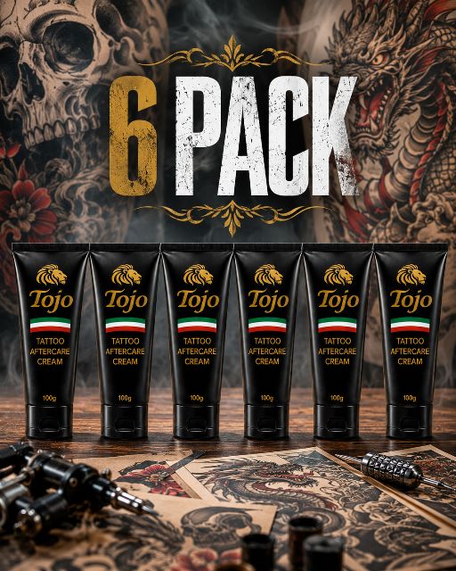 Tojo Tattoo Aftercare Cream 6 units x 100g